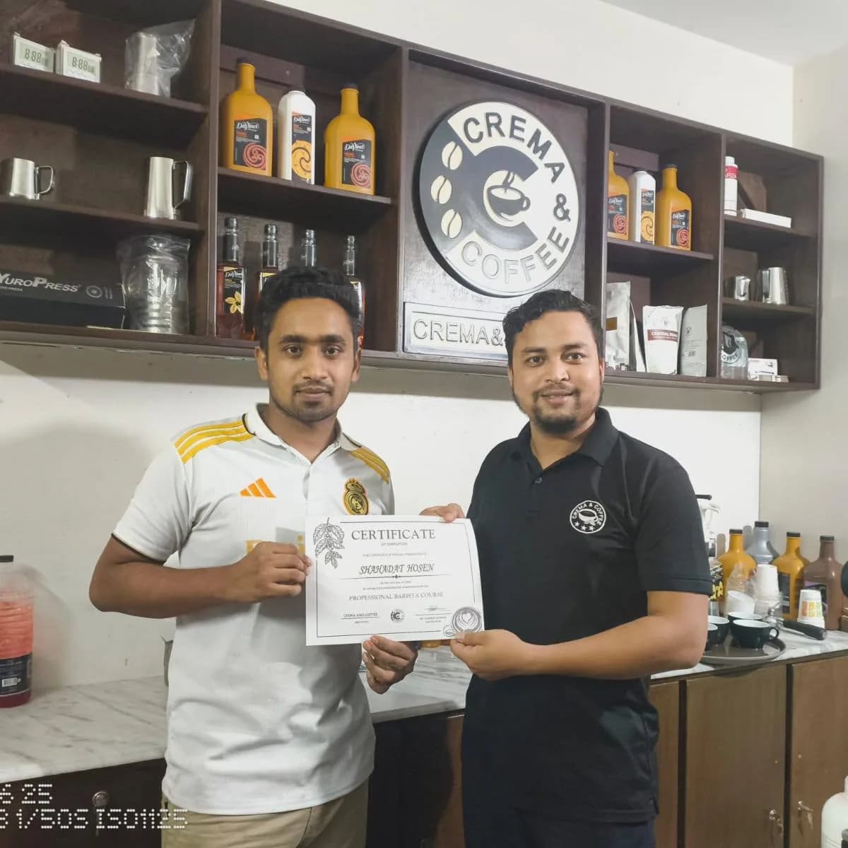 Crema and Coffee academy graduate 3